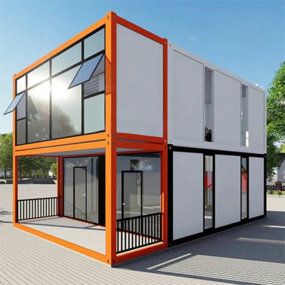 Легко установить Flat Pack Container House для склада с легкой стальной структурой