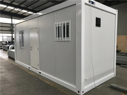 20ft 40ft Flat Pack Container House Легко собрать легкую стальную конструкцию для хранения жилья