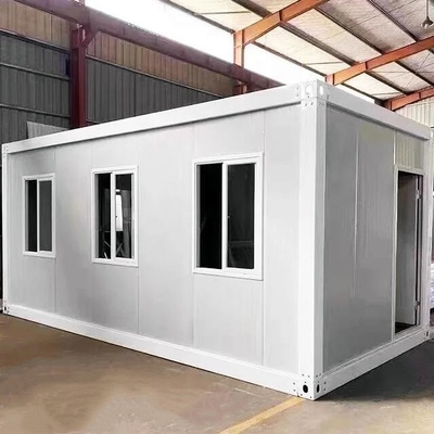 20ft Flat Pack Shipping Container Home Портативные здания Портативные прочные Огнестойкие Водостойкие